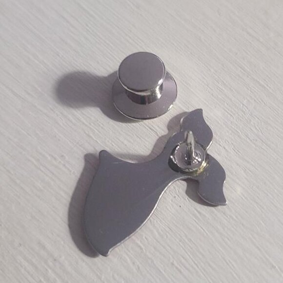 Red Dress Lapel Pin Tie Tack Brooch - Picture 3 of 4